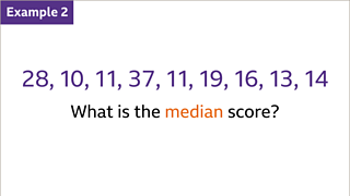 Mean, median, mode, range - BBC Bitesize