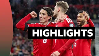 Harry Wilson and David Brooks celebrate