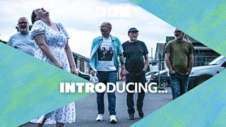 Rising Americana band in session