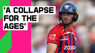 Jos Buttler looking disappointed
