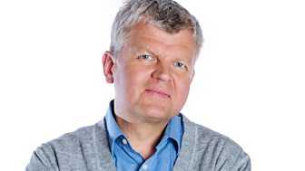 with Adrian Chiles