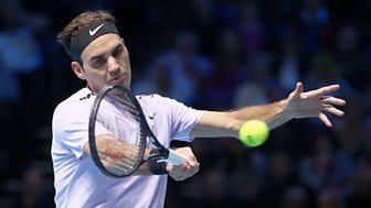 Tennis: World Tour Finals - 2017: Day 1 - Roger Federer V Jack Sock