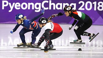 Winter Olympics - Bbc One Day 11: Christie In Speed Skating Qualifying