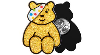 Children In Need Pudsey Bear GOLD Pin Badge New For 2020 