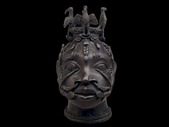 A brass head of Osun