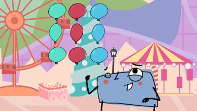 An array of balloons