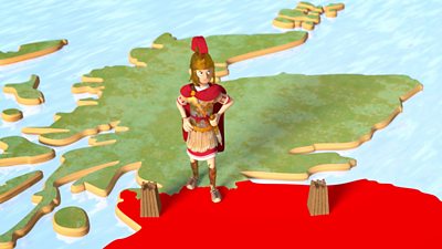 Bitesize animation on the first Roman invasion of Scotland and the battle of Mons Graupius
