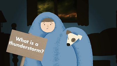 What is a thunderstorm? title card for BBC Bitesize Weather film
