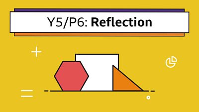 Icons of geometric shapes under the headline: Y5/P6 Reflection