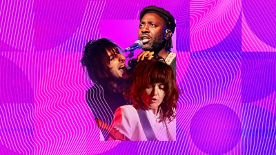 Primal Scream's Bobby Gilespie, Suede's Brett Anderson and Johnny Marr