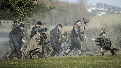 "My Mother and Other Strangers" filming in N.Ireland 