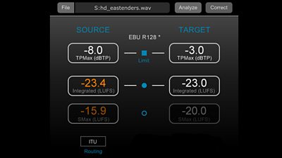 Eastenders loudness measurement