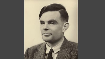 Alan Turing pictured in the early 1950s. Image © Science Photo Library