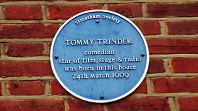 Plaque at 54 Wellfield Road