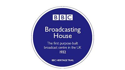 Broadcasting House plaque