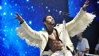 Miguel performs at 1Xtra Live in 2015