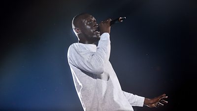 Stormzy on stage at 1Xtra Live in 2016