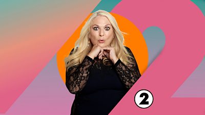 BBC Radio presenter Vanessa Feltz in a Radio 2 composite of the number 2s