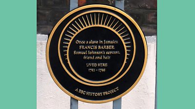 Gough Square, plaque