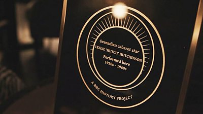 Plaque situated inside Quaglino’s restaurant