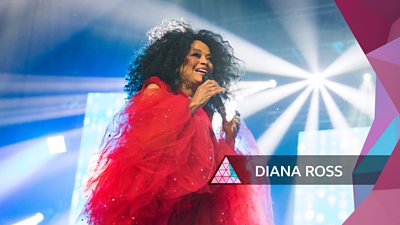 Diana Ross at Glastonbury 2022 - Media Centre Diana Ross at Glastonbury 2022 - Media Centre