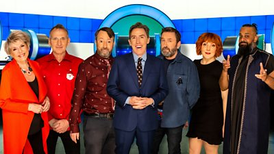 Gloria Hunniford, Christopher Eccleston, David Mitchell, Rob Brydon, Lee Mack, Sophie Willan, Guz Khan