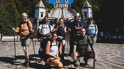 Pilgrimage is back! Seven celebrities take on a challenging journey through  Portugal for brand new BBC Two and iPlayer series - Media Centre