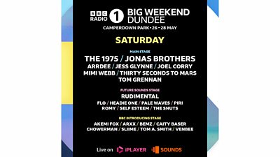 Jonas Brothers, Mimi Webb, Thirty Seconds To Mars, Tom Grennan, Self  Esteem, Headie One and more join the line-up for Radio 1's Big Weekend 2023  - Media Centre