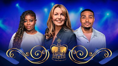 Left to right: Clara Amfo, Kirsty Young and Jordan Banjo