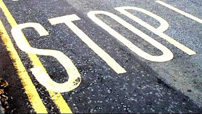 Image of a stop sign.