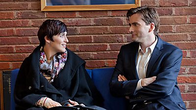Serena, played by Vicky McClure and Nick, played by David Tennant