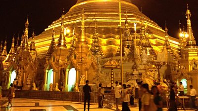 The Shwedegon pagoda in Burma.