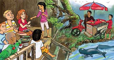 The English Is Fun textbook.