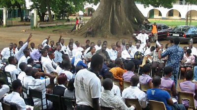 Tok Bot Salone: young people debate what's at stake for them in Sierra Leone's elections on 17 November.