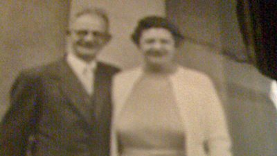 Picture of Dick And Lil, Helen's grandparents & key characters in the radio drama.