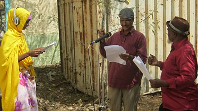 Recording of Tiiraarka Qoyska (Pillars Of The Family) in Somalia.