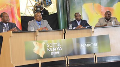 The Sema Kenya panel gets ready to answer questions
