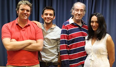 Cast of Life in the Freezer: Al Smith, Jonathan Bailey, David Warner, Sian Clifford