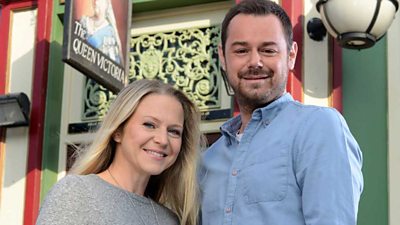 Kellie Bright and Danny Dyer