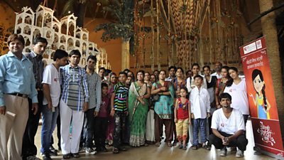 The Friends of Mehendi club on their sightseeing trip in Bhopal.