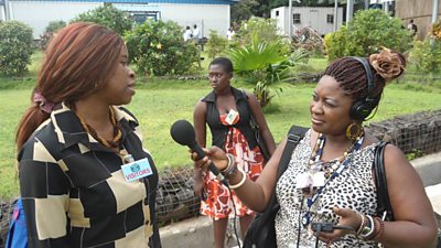 Recording the response in Freetown to the rejection of Charles Taylor’s appeal.