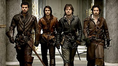 The Musketeers and d'Artagnan