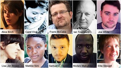 The Writersroom 10 writers for 2014/15