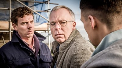 Joe Armstrong (Ashley Cowgill), Steve Pemberton (Kevin) and Adam Long (Lewis)