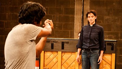 The Events - Rudi Dharmalingam & Neve McIntosh (photo credit: Stephen Cummiskey)