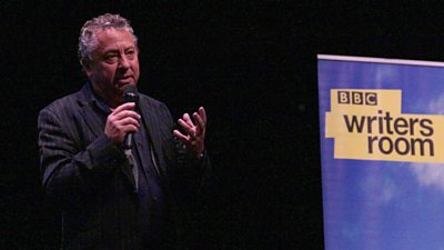 Tony Jordan, host of the festival,  giving the keynote speech (photo: Michelle Brooks)