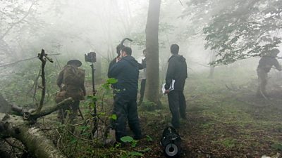 Our World War - shooting the interactive episode