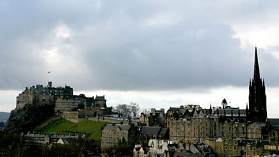 Edinburgh castle and skyline