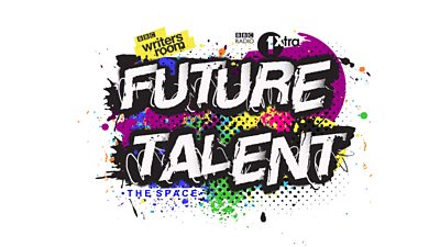 Future Talent logo (the words in bold capitals on a colourful blob shape)