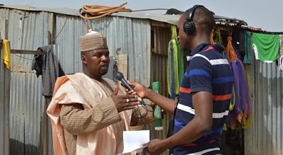 An interview for the BBC Media Action radio programme Talk Your Own